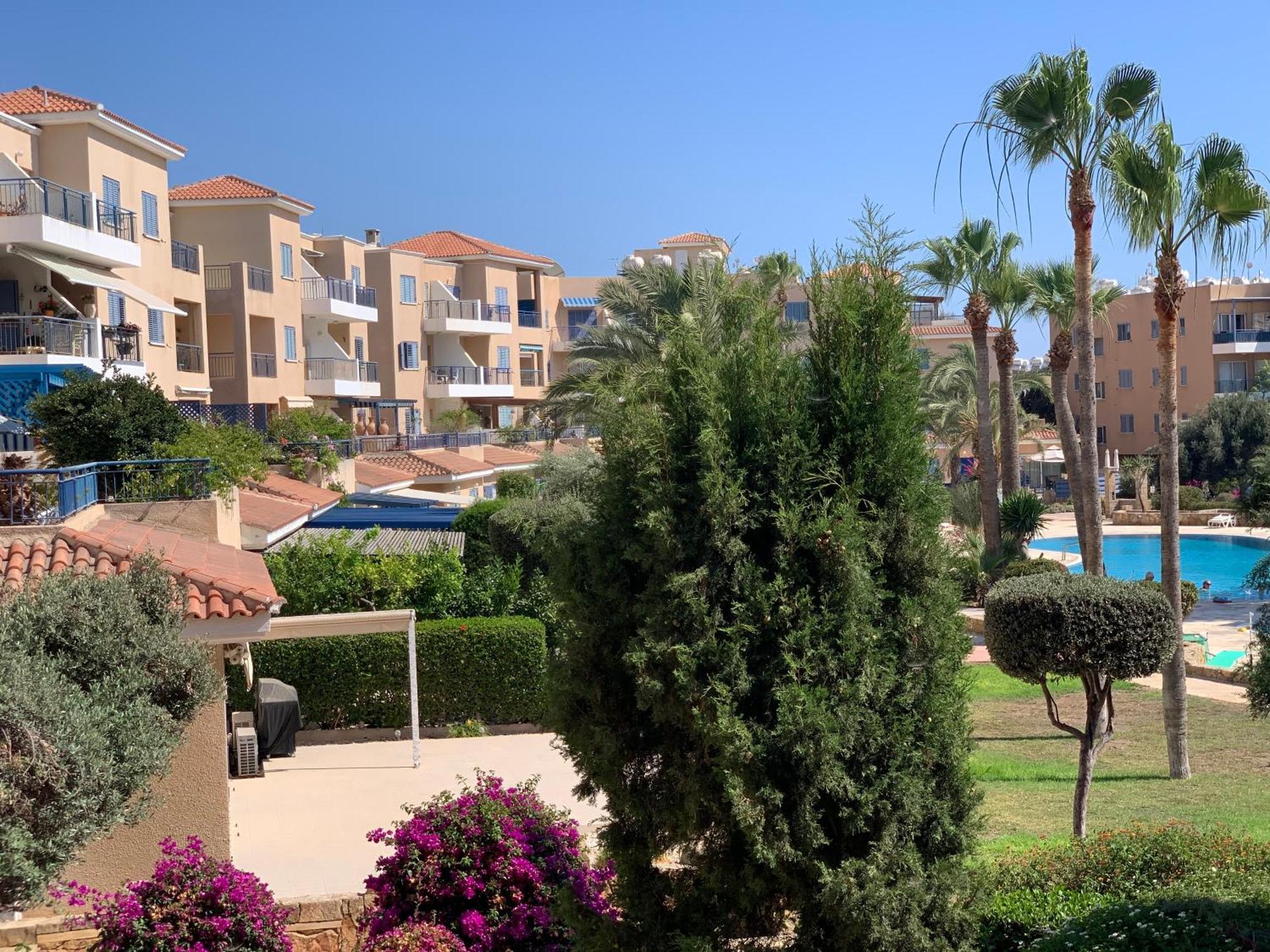 King'S Palace - Spacious 2 Bed, 2 Bath With Sea And Pool Views Pafos Zewnętrze zdjęcie